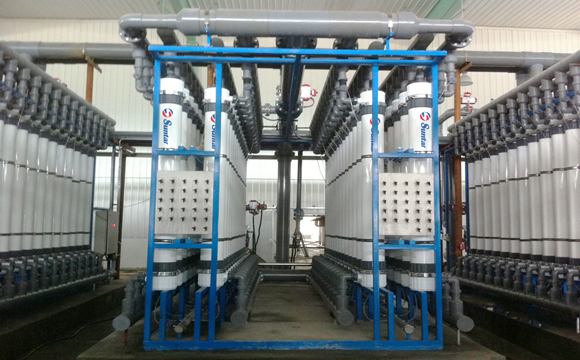 中空纤维膜产品装备：：造纸行业亚海水淡化项目