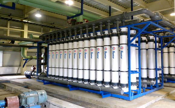 中空纤维膜产品装备：：造纸行业亚海水淡化项目